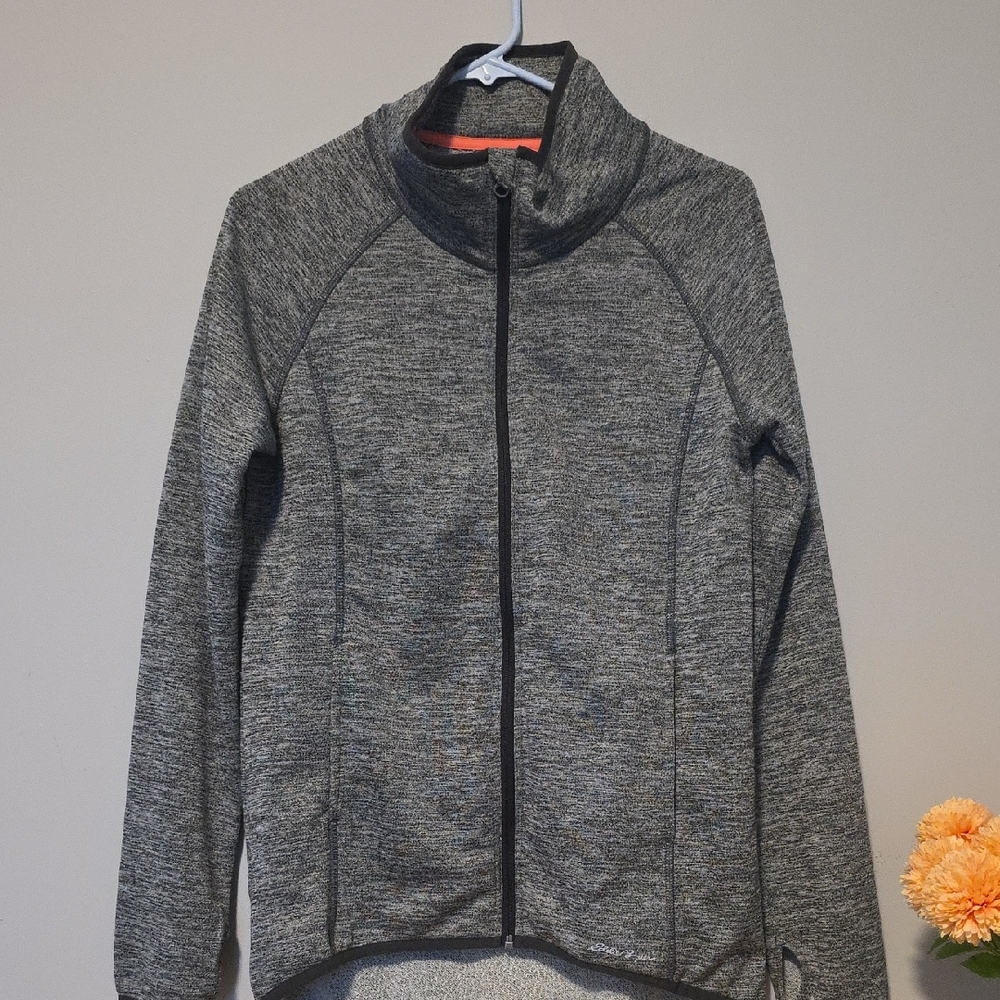 Eddie Bauer Gray Full-Zip Jacket